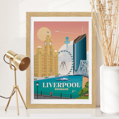 Liverpool x Brisbane Print