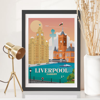 Liverpool x Cardiff Print