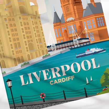 Liverpool x Cardiff Print