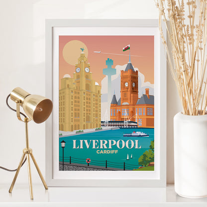 Liverpool x Cardiff Print