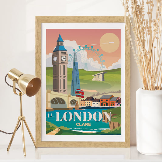 London x County Clare Print