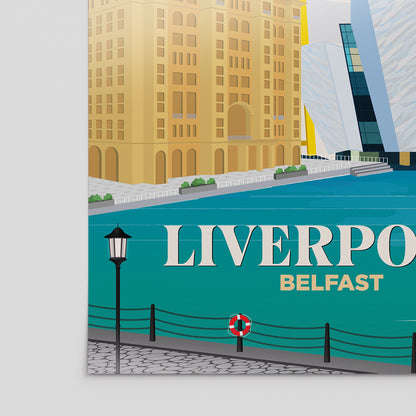 Liverpool x Belfast Print