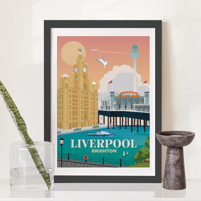 Liverpool x Brighton Print