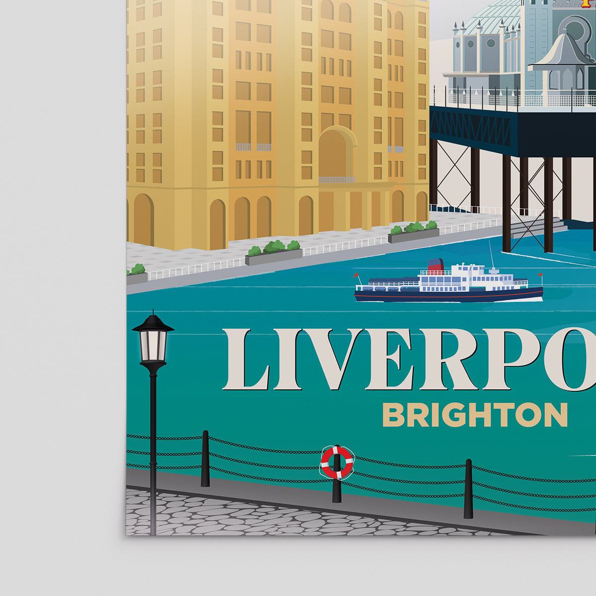 Liverpool x Brighton Print