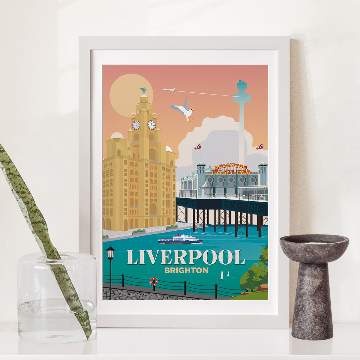 Liverpool x Brighton Print