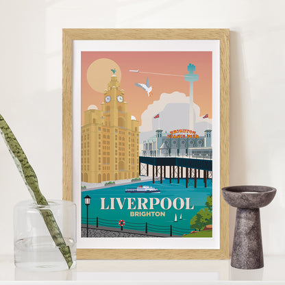 Liverpool x Brighton Print