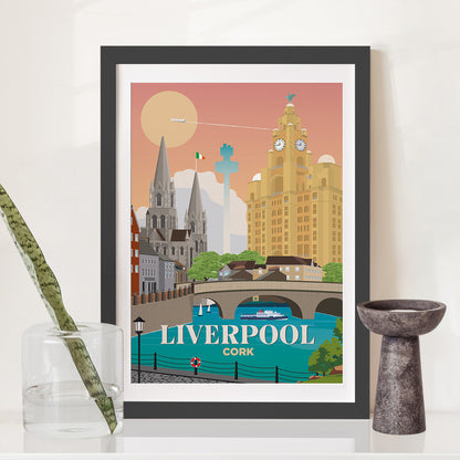 Liverpool x Cork Print