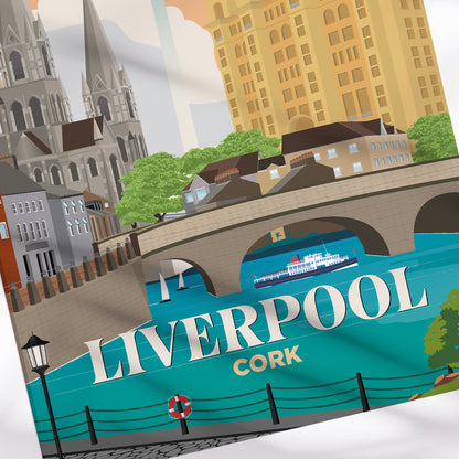 Liverpool x Cork Print