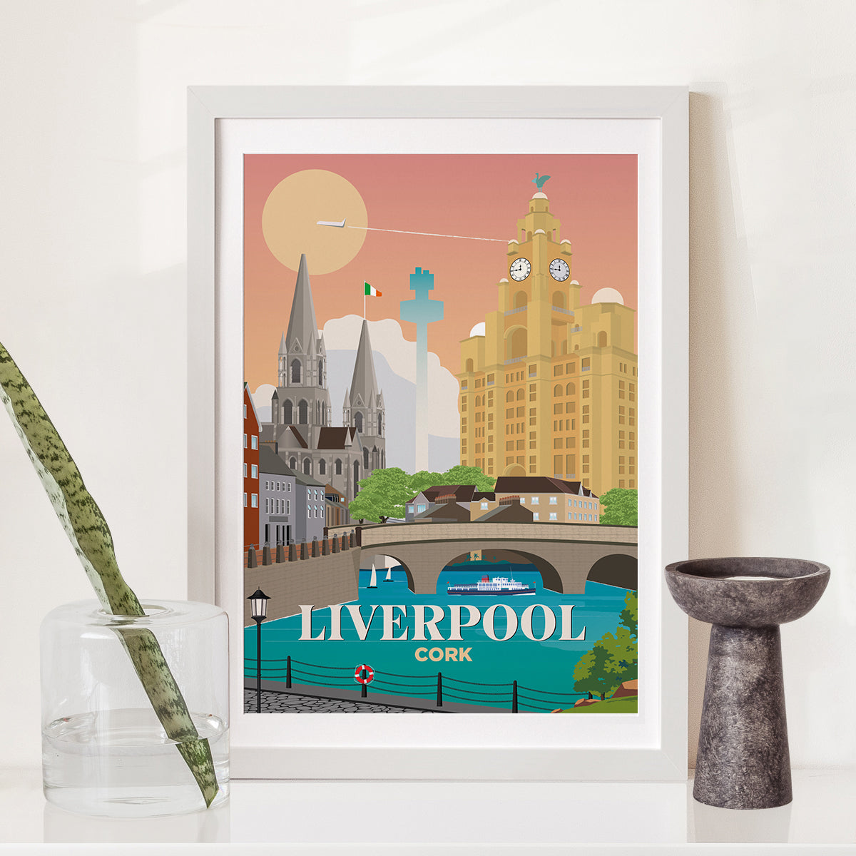 Liverpool x Cork Print