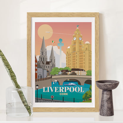 Liverpool x Cork Print