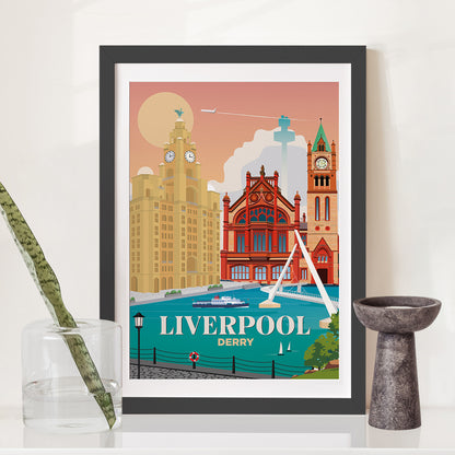 Liverpool x Derry Print