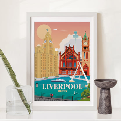 Liverpool x Derry Print