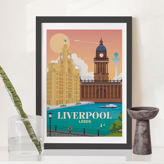 Liverpool x Leeds Print