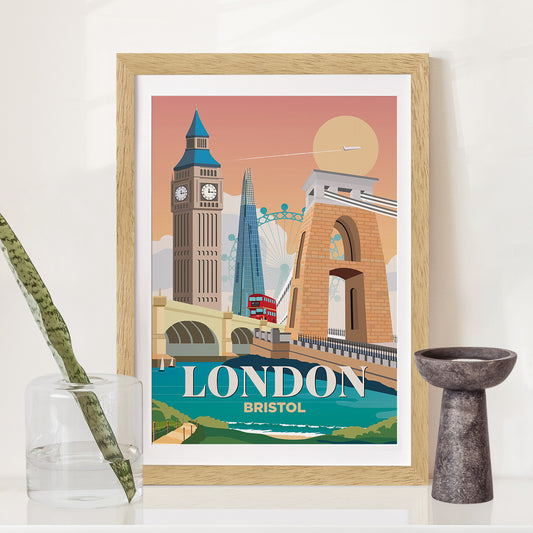 London x Bristol Print