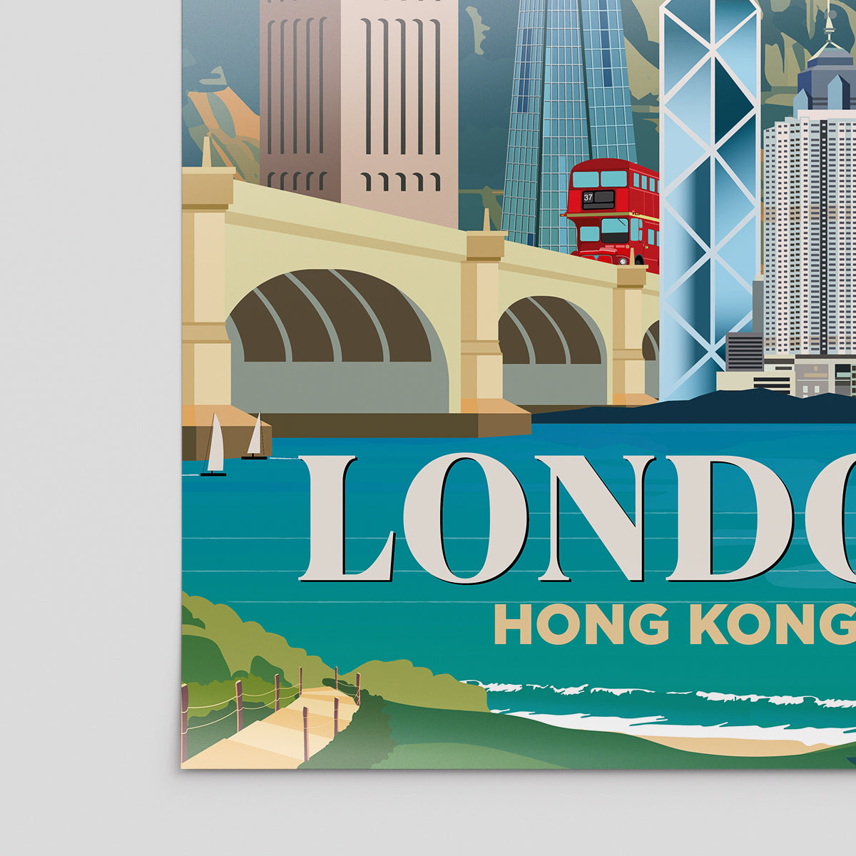 London x Hong Kong Print