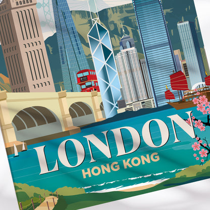 London x Hong Kong Print