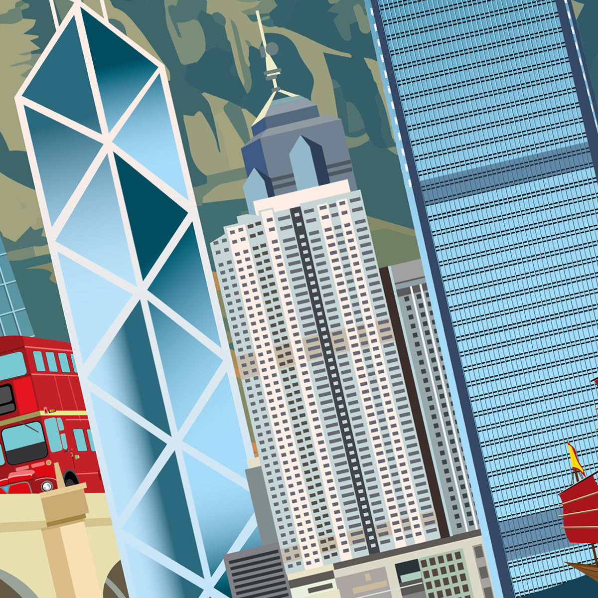 London x Hong Kong Print