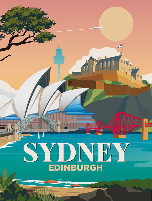 Sydney x Edinburgh Print