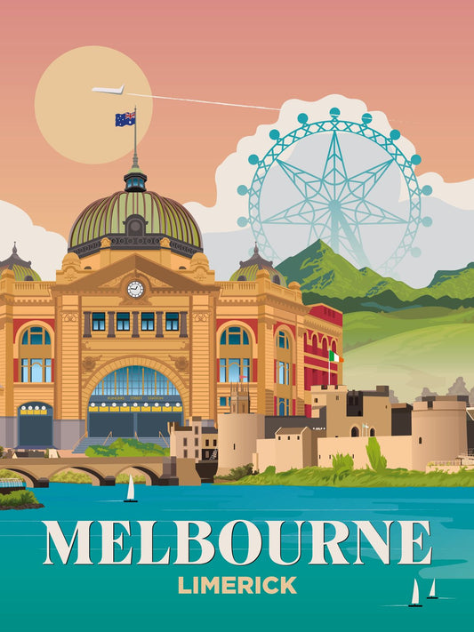 Melbourne x Limerick Print